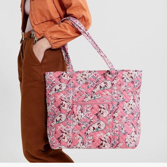 NWT Vera Bradley Vera Tote - Botanical Paisley, Design for Breast Cancer Support - Picture 6 of 7
